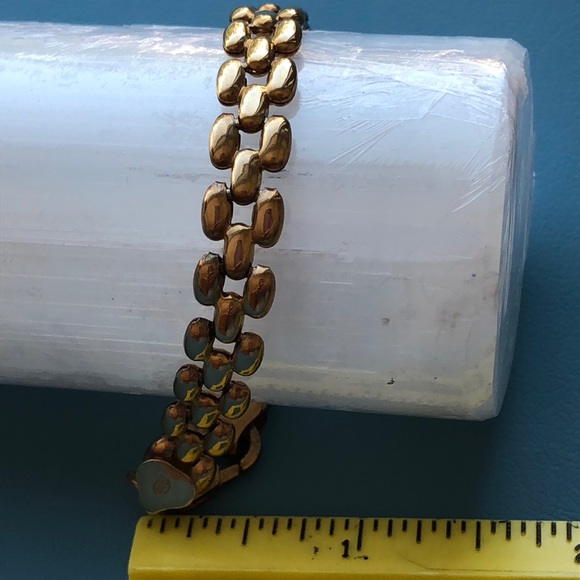 Vintage sterling silver gold pl 925 Italy bracelet - Picture 4 of 4